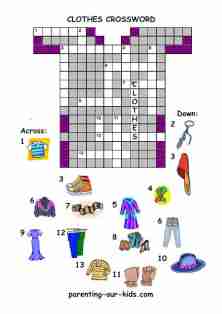 Kids Crossword Puzzles on Crosswords For Kids   Free Crossword Puzzles