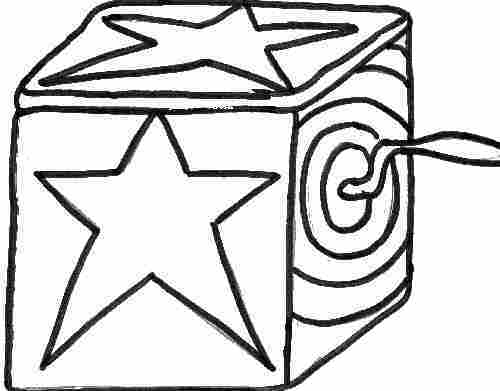 jack in the box coloring pages - photo #39