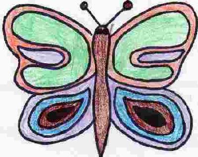 butterfly coloring pages for kids to. Butterfly Coloring Pages