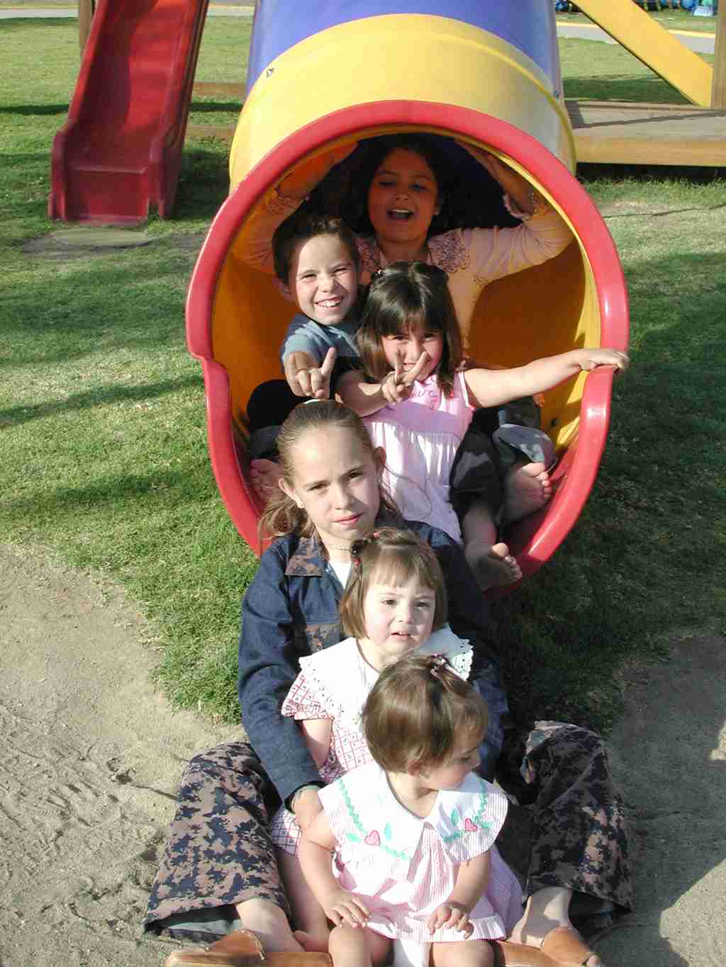 family-in-tunnel