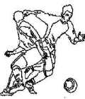 footballers coloring page