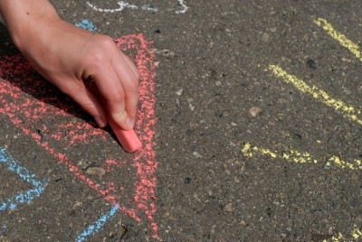 chalk drawing