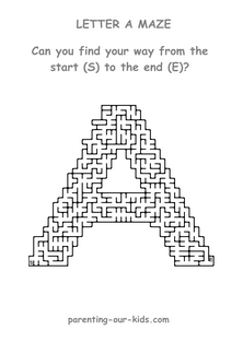 letter-A-maze-worksheet-222