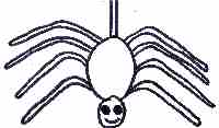 spider coloring page